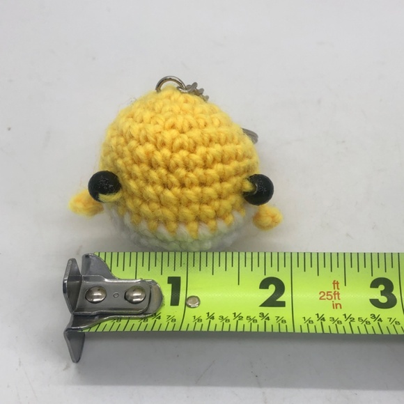Pocket-Sized Crochet Whale Keychain – Tiny, Chunky, and Full of Charm! 🐳💛 - Picture 9 of 10